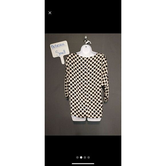 Bobeau silky polka dot loose fit top small - Picture 2 of 4